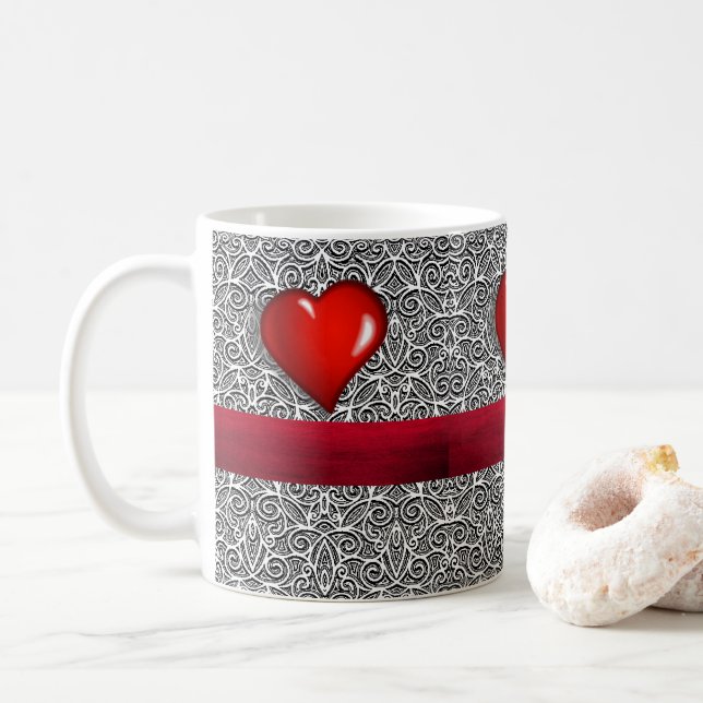 Valentine's Day Mugs (With Donut)