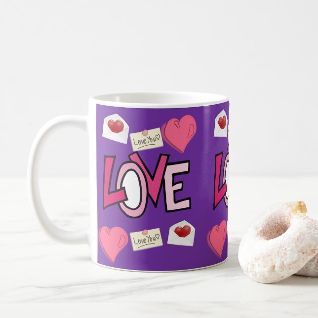 Valentine's Day Mugs (With Donut)