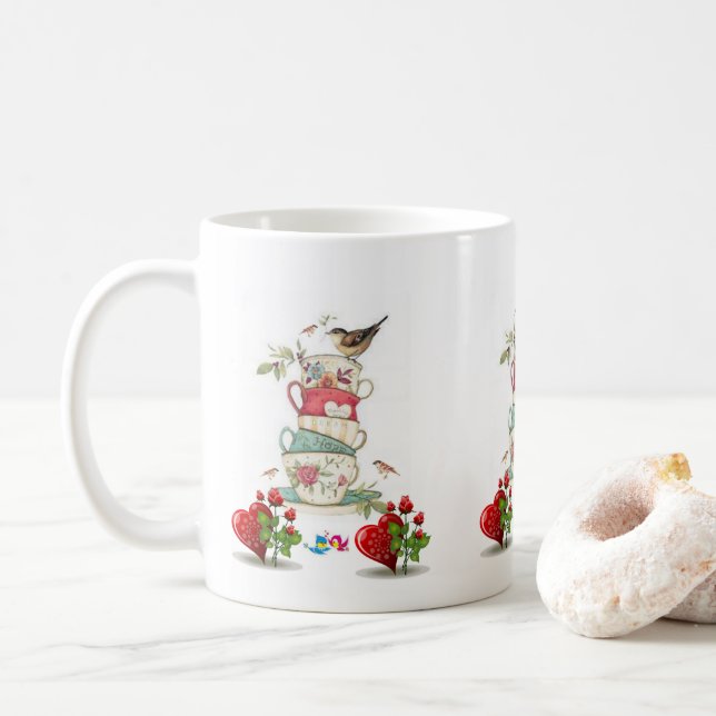 Valentine's Day Mugs (With Donut)