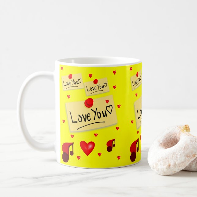 Valentine's Day Mugs (With Donut)