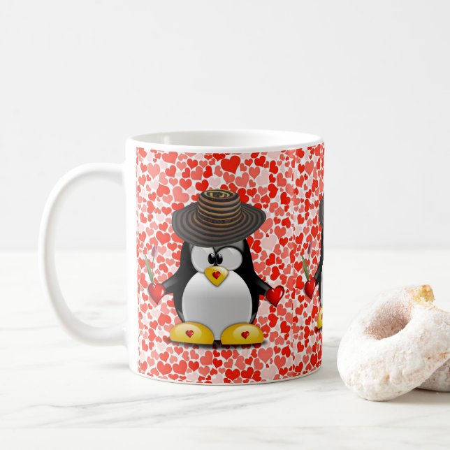 Valentine's Day Mugs (With Donut)
