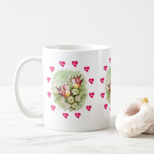 Valentine's Day Mugs (With Donut)