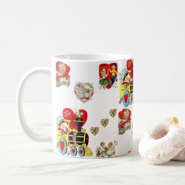 Valentine's Day Mugs (With Donut)