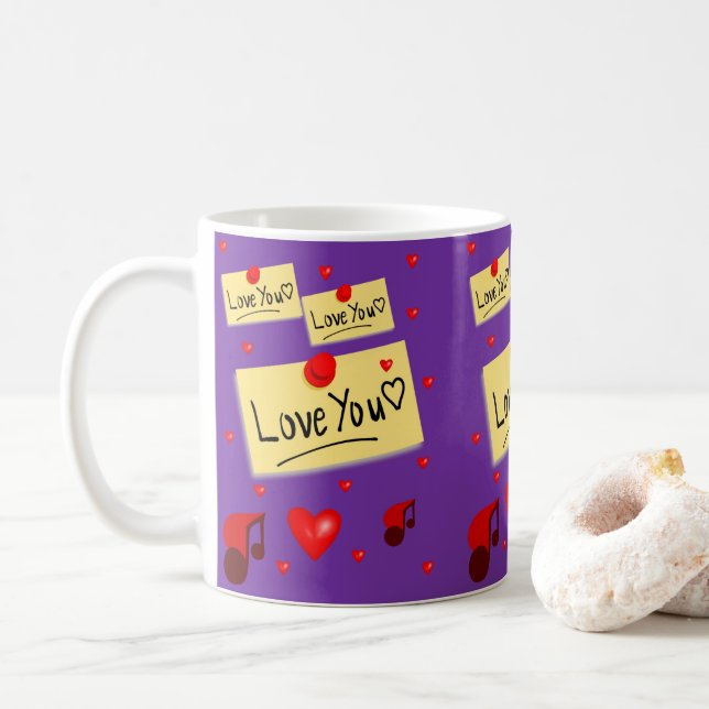 Valentine's Day Mugs (With Donut)