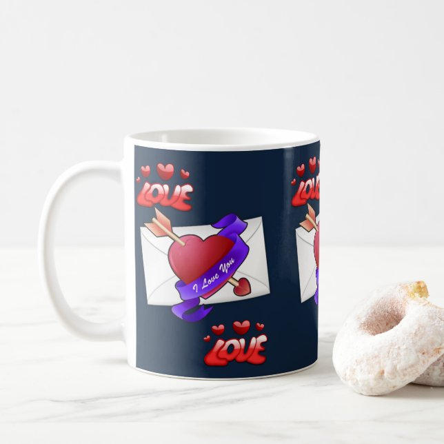 Valentine's Day Mugs (With Donut)