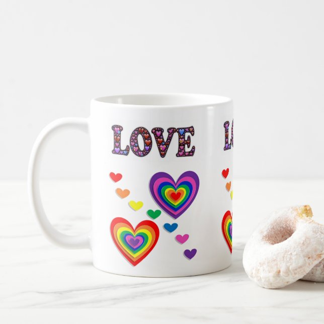 Valentine's Day Mugs (With Donut)