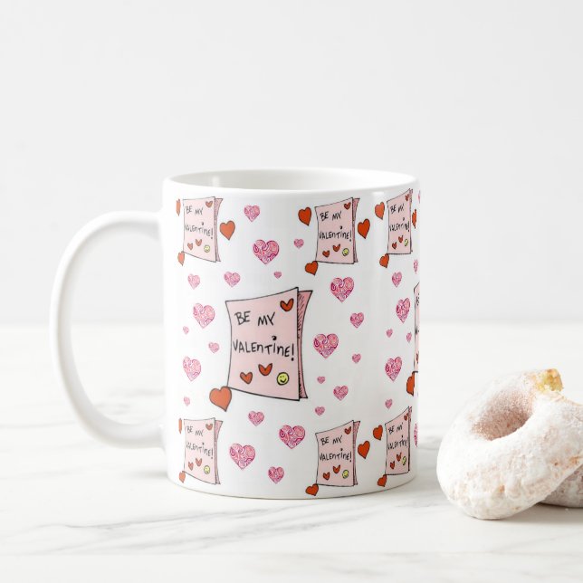 Valentine's Day Mugs (With Donut)