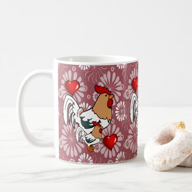 Valentine's Day Mugs (With Donut)