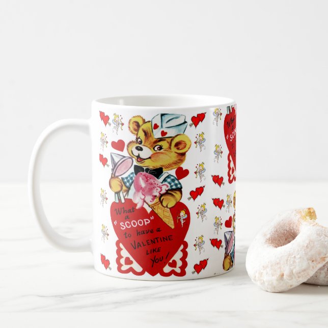 Valentine's Day Mugs (With Donut)