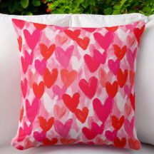Valentines Day Multi Hearts Pattern Love Pink