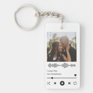 Valentine's Day Music Player Key Ring