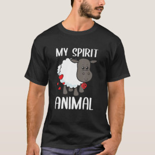 Valentines Day My Spirit Animal Sheep I Love You H T-Shirt