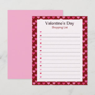 Valentine's Day Notepad