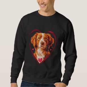 Valentine's Day Nova Scotia Duck Tolling Retriever Sweatshirt
