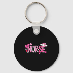 Valentines Day Nurse Graphic Nk Patterns For Woman Key Ring