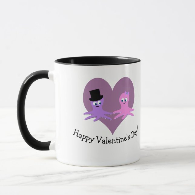 Valentine's Day Octopi Mug (Left)