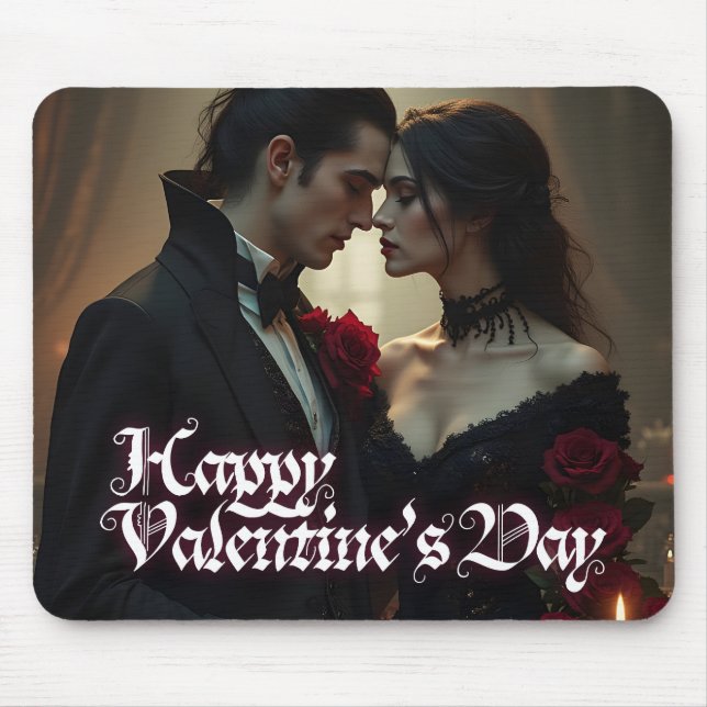 Valentine's Day of Eternal Passion Mouse Mat (Front)