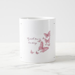 Valentine's Day of Growth Together Individually  Large Coffee Mug