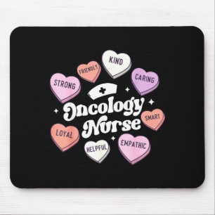 Valentines Day Oncology Nurse Cancer Suprt Groovy  Mouse Mat