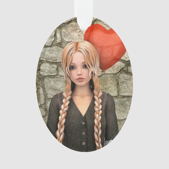 Valentines Day Ornament (Front)