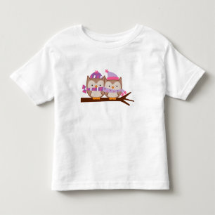 Valentines Day Owls Toddler T-Shirt