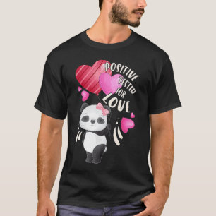 Valentine's day panda bear with hearts T-Shirt