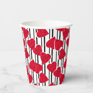 Valentine's day  paper cups