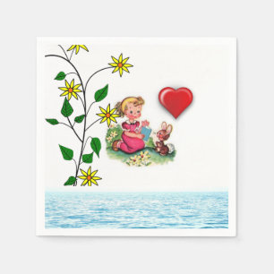 Valentine's Day Paper Napkins