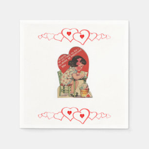 Valentine's Day Paper Napkins