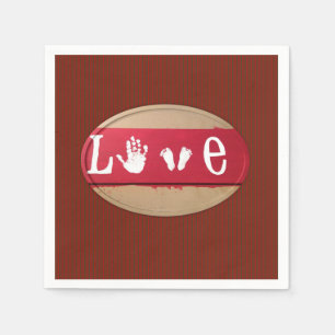 Valentine's Day Paper Napkins