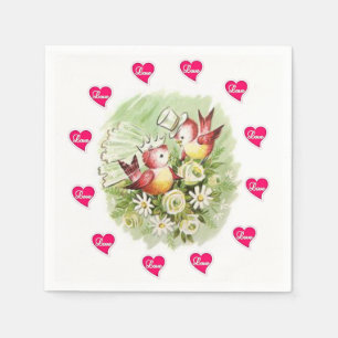 Valentine's Day Paper Napkins