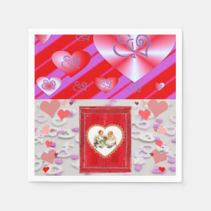 Valentine's Day Paper Napkins