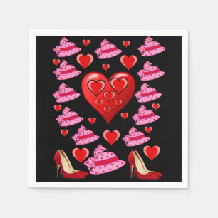 Valentine's Day Paper Napkins