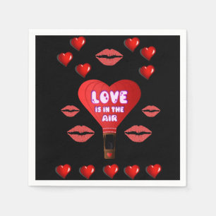 Valentine's Day Paper Napkins