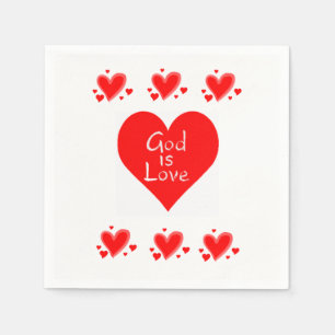 Valentine's Day Paper Napkins