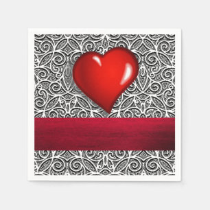 Valentine's Day Paper Napkins