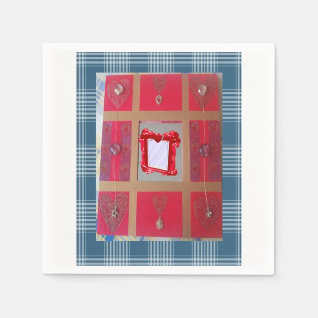 Valentine's Day Paper Napkins (Front)