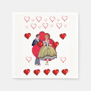 Valentine's Day Paper Napkins