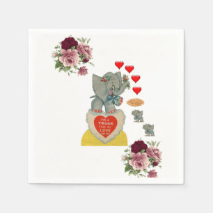 Valentine's Day Paper Napkins