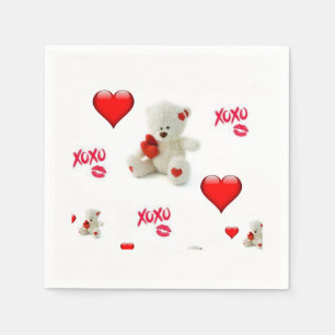 Valentine's Day Paper Napkins