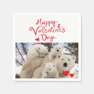 Valentine's Day Paper Napkins
