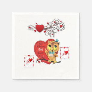 Valentine's Day Paper Napkins