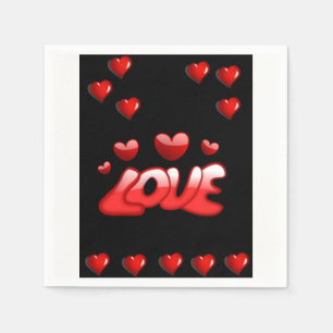 Valentine's Day Paper Napkins