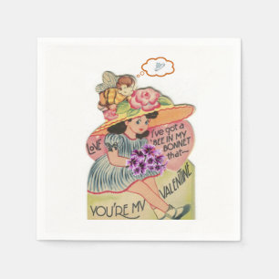 Valentine's Day Paper Napkins