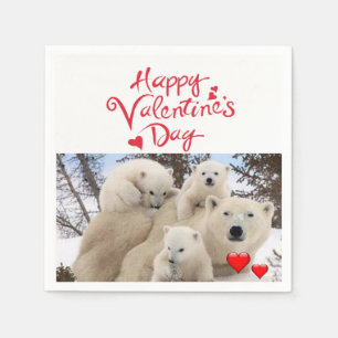 Valentine's Day Paper Napkins