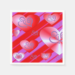 Valentine's Day Paper Napkins