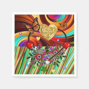 Valentine's Day Paper Napkins