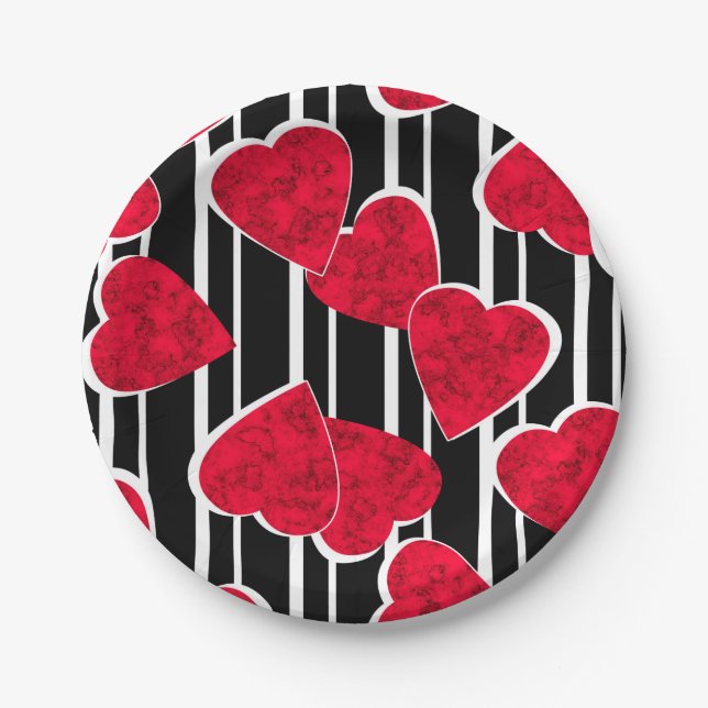 Valentine's day paper plate (Front)