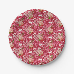 Valentine's Day Paper Plate