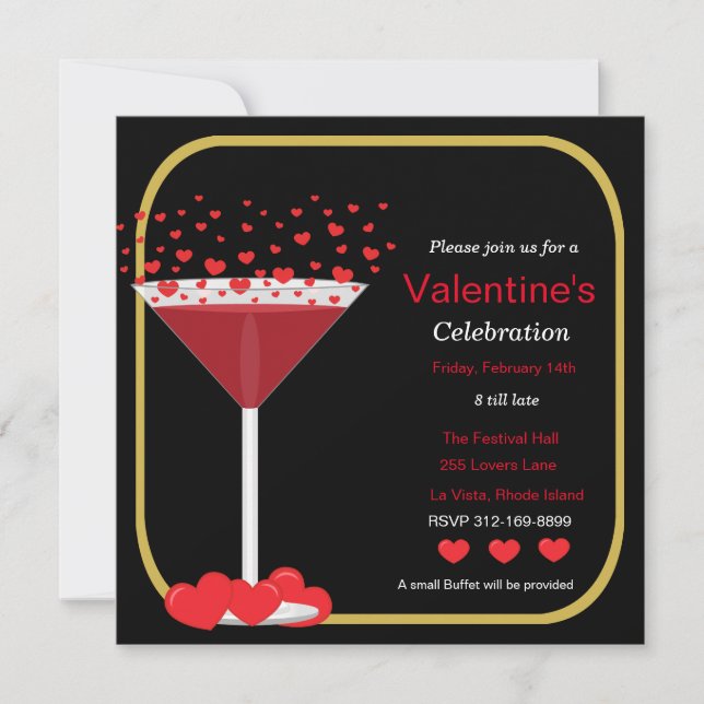 Valentine's Day Party Invitation (Front)